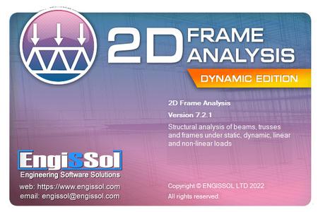 ENGISSOL 2D Frame Analysis 7.2.8 Portable