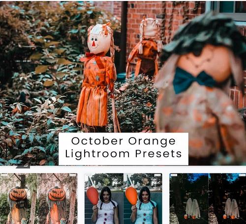 October Orange Lightroom Presets - UVNCSFY