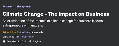 Climate Change – The Impact on Business