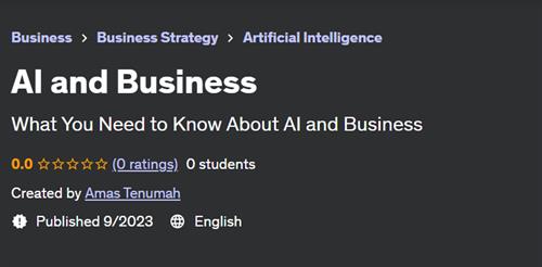 AI and Business by Amas Tenumah