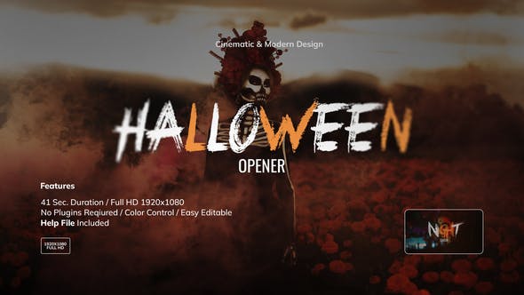 Videohive - Halloween Opener 48308614