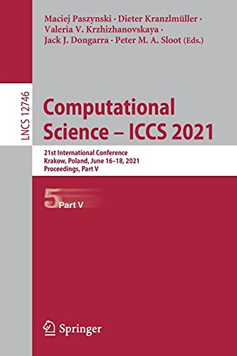 Computational Science – ICCS 2021 21st International Conference 