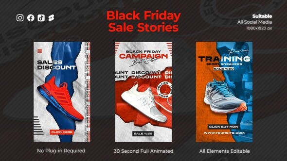 Videohive - Shopping Sale Reels Stories 48323520