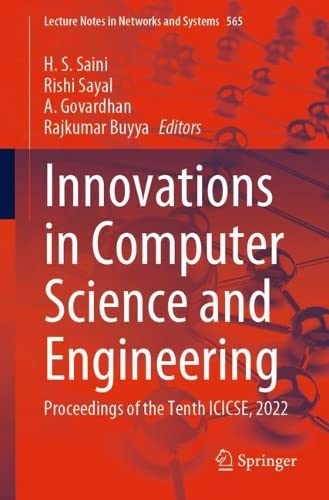 Innovations in Computer Science and Engineering Proceedings of the Tenth ICICSE, 2022 