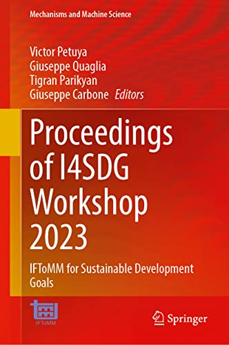 Proceedings of I4SDG Workshop 2023 IFToMM for Sustainable Development Goals 