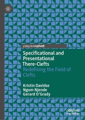 Specificational and Presentational There–Clefts Redefining the Field of Clefts