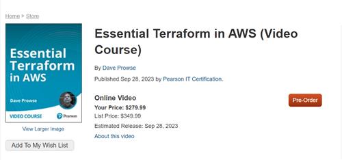 Essential Terraform in AWS By Dave Prowse