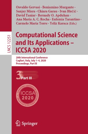 Computational Science and Its Applications – ICCSA 2020 (Part III)