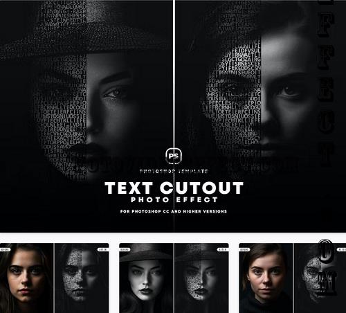 Text Cutout Photo Effect - VGKPLAE
