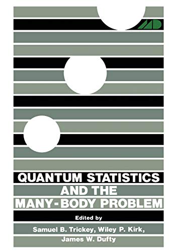 Quantum Statistics and the Many–Body Problem
