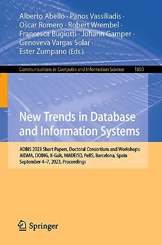 New Trends in Database and Information Systems