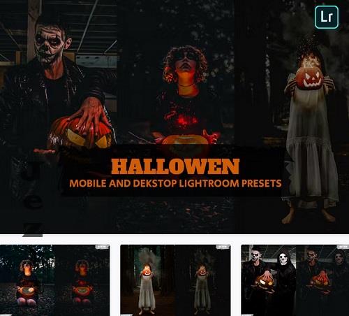 Halloween Lightroom Presets Dekstop and Mobile - 6YPV42N