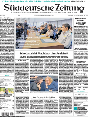 Süddeutsche Zeitung - 28. September 2023