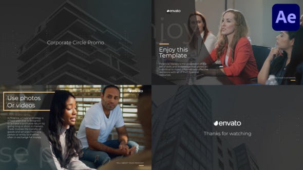 Videohive - Corporate Circle Promo for After Effects 48307030