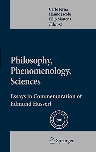 Philosophy, Phenomenology, Sciences Essays in Commemoration of Edmund Husserl 