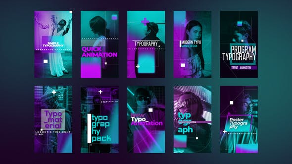 Videohive - Videohive - Abstract Instagram Stories 48318220