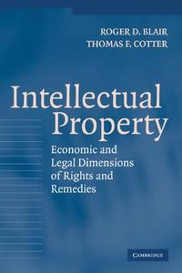 Intellectual Property Economic and Legal Dimensions of Rights and Remedies