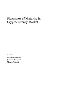 Signatures of Maturity in Cryptocurrency Market
