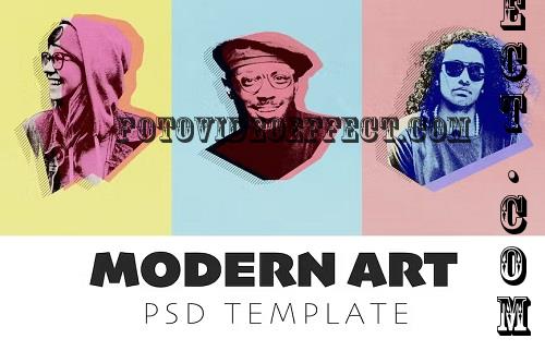 Modern Art PSD Template - TACANQY