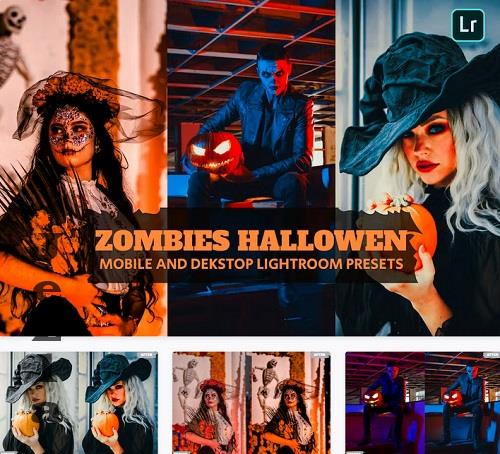 Zombie Halloween Lightroom Presets Dekstop Mobile - MSXHBP4