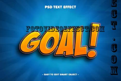 Goal Stylized Psd Layer Styles 3D Text Effect - VA9VV3A