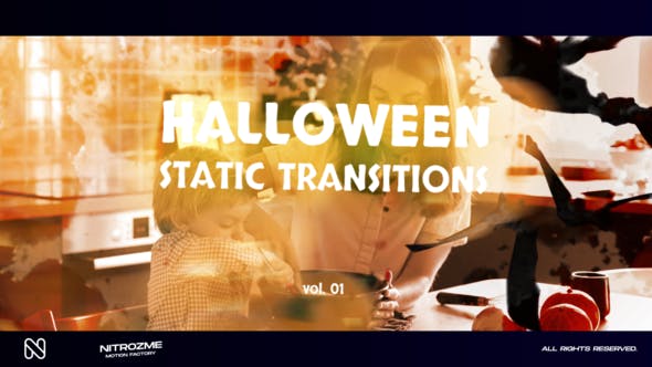 Videohive - Halloween Transitions Vol. 01 48378295