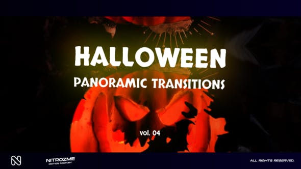 Videohive - Halloween Panoramic Transitions Vol. 04 48378188