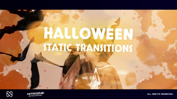 Videohive - Halloween Transitions Vol. 03 48378353
