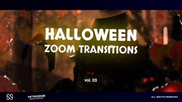 Videohive - Halloween Zoom Transitions Vol. 03 48378392