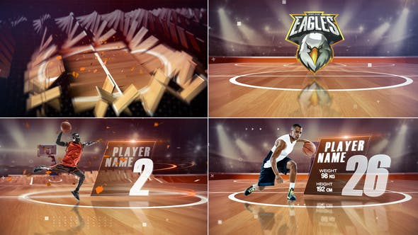 Videohive - Basketball Players 48371517