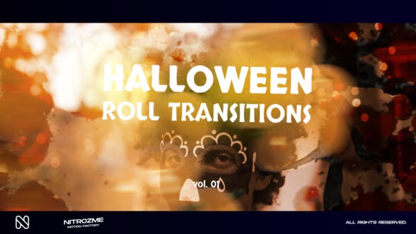 Videohive - Halloween Roll Transitions Vol. 01 48378196