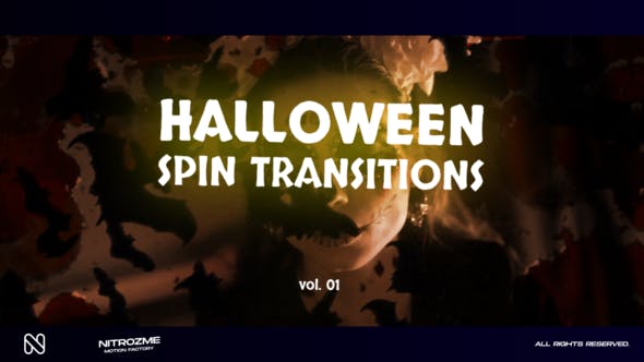 Videohive - Halloween Spin Transitions Vol. 01 48378277