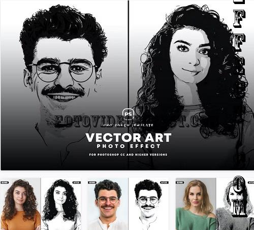 Vector Art Photo Effect - XWJXPM9