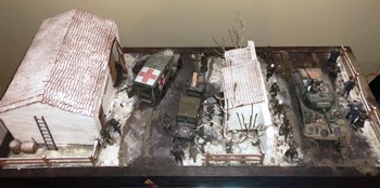 'Frozen on the Farm - Belgium, 1944' (diorama) Photos