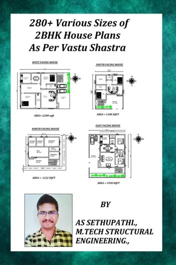 280+ Various Sizes of 2BHK House Plans As Per Vastu Shastra
