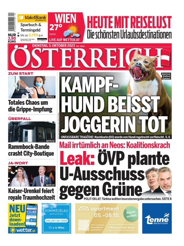 Österreich - 03. Oktober 2023