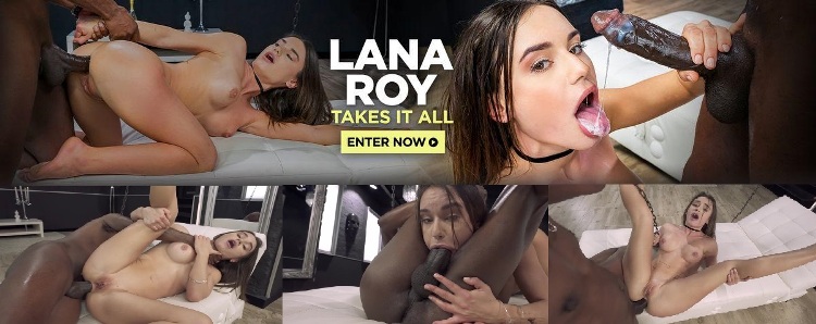 Lana Roy / Filling Her Holes [Anal, Big Tits, Brunette, Blowjob, Cumshot, European, Interracial, Hardcore]