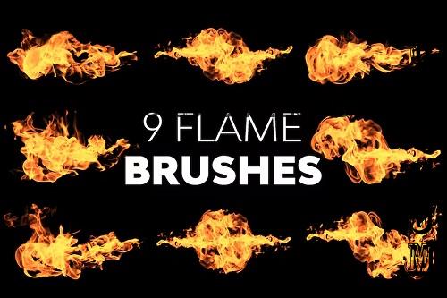 Flame Brushes - 2GXHDHM