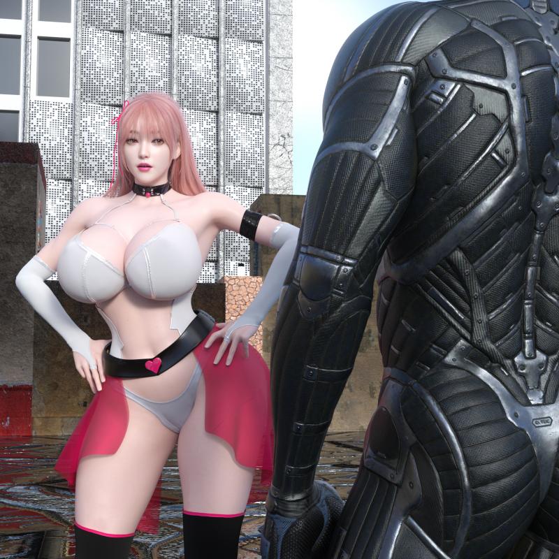 Outofcontro - Retired magical girl 3D Porn Comic