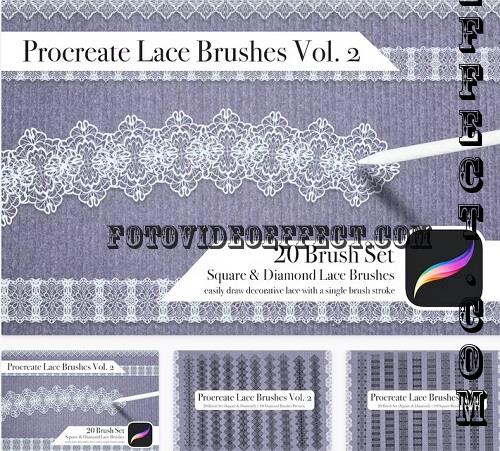 Procreate Lace Brush Set Vol 2 - VCY6QFF