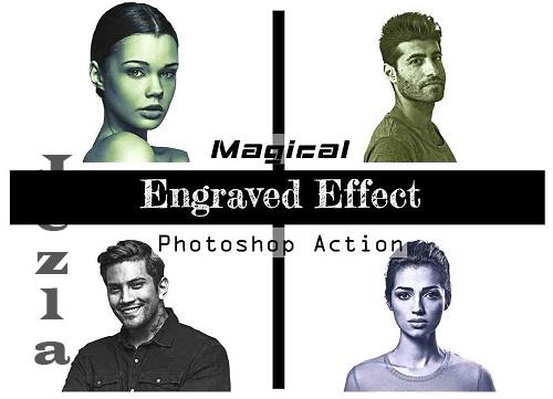 Magical Engraved Effect Ps Action - 42214622