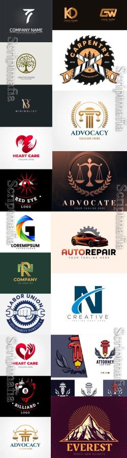 20 Logo vector collections, letter logo