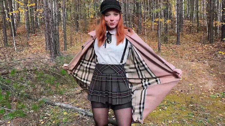 Sweetie Fox - Redhead Student Sucks & Outdoor Fucks