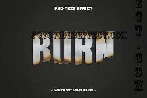 Burn Grunge Textured Text Effect - 3L4NA63