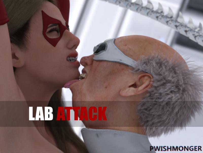 Superheroine Series - Lab Attack! by Pwishmonger 3D Porn Comic