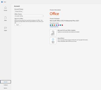 Microsoft Office Professional Plus 2021 VL Version 2308 Build 16827.20166 Multilingual (x86/x64) 