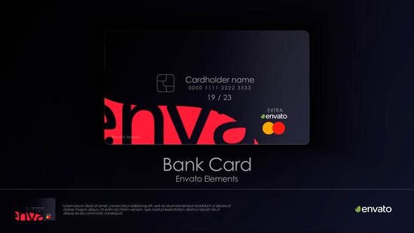 Videohive - Bank Credit Card 48514317