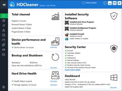 HDCleaner 2.059  Multilingual
