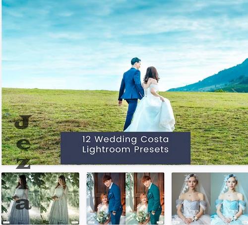 12 Wedding Costa Lightroom Presets - YR52L63
