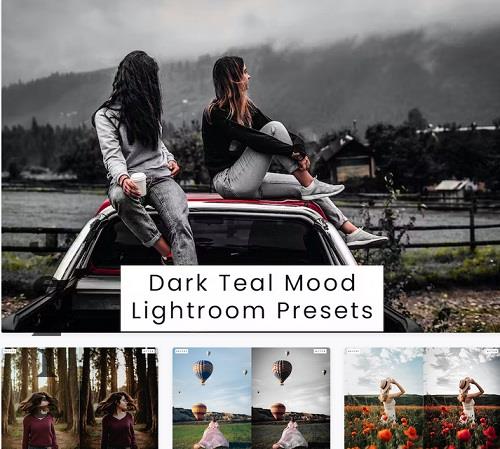 Dark Teal Mood Lightroom Presets - L3DYXAK